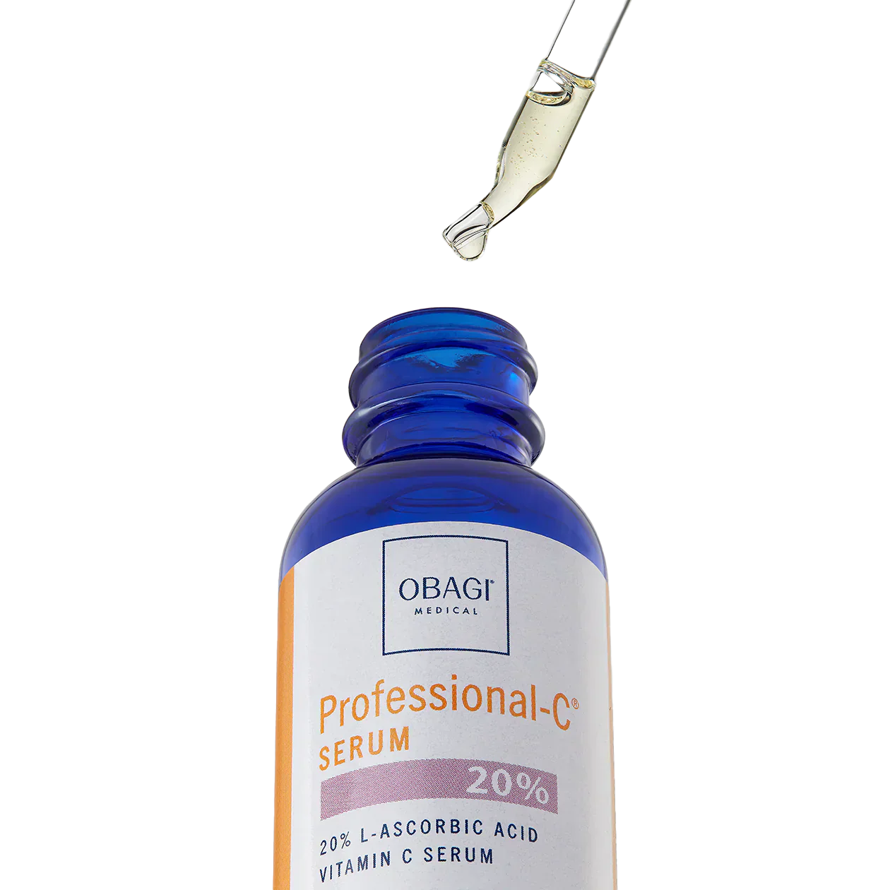 obagi professional c 20 percent serum for dull skin fine lines uneven tone bottle with dropper