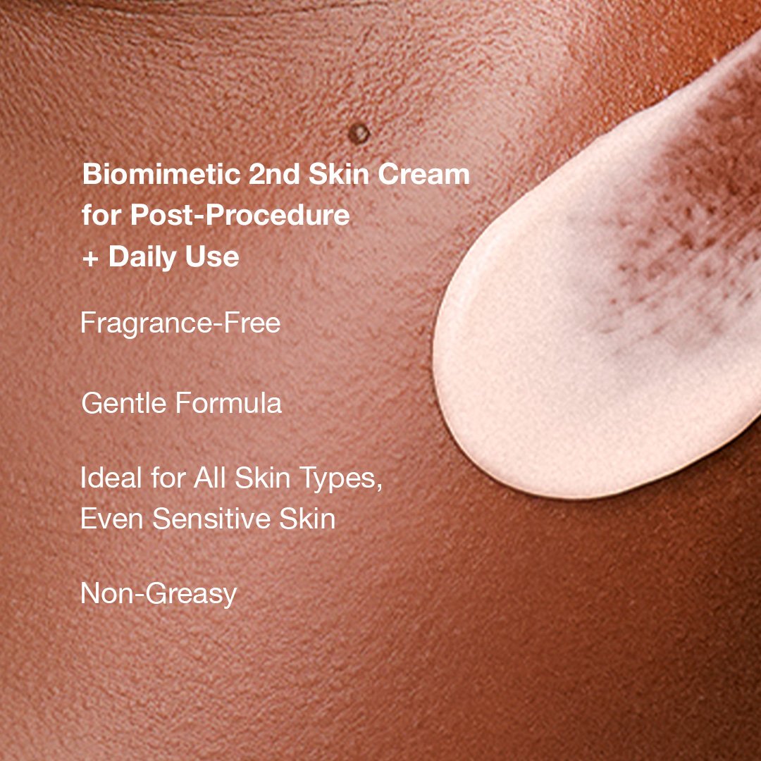 skinceuticals advanced rgn 6 cream applied to skin with product description text.