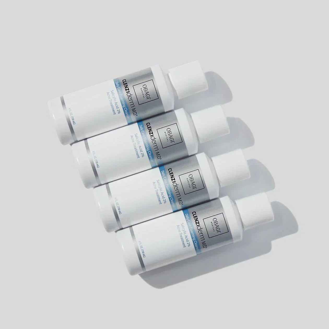 Five  bottles obagi clenziderm foaming cleanser