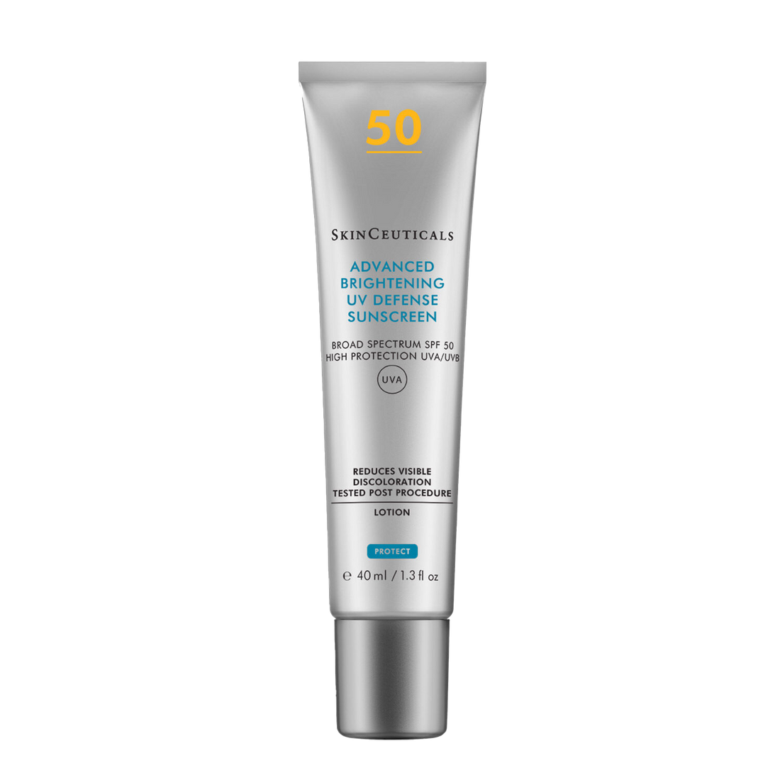 SkinCeuticals Advanced Brightening UV Defense Sunscreen SPF 50 on a white background