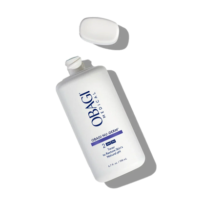 Obagi Nu-Derm skincare product on a white background