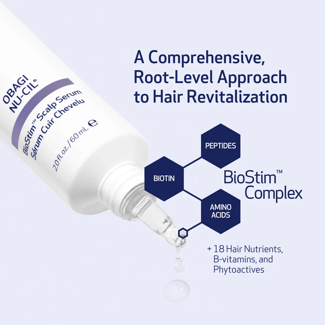 Obagi Nu-Cil BioStim Scalp Serum 60ml – Scalp Serum for Thinning Hair &amp; Weak Hair Growth