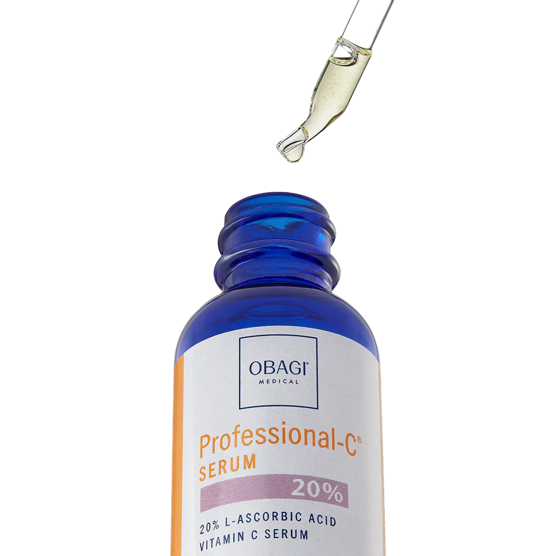 obagi professional c 20 percent serum for dull skin fine lines uneven tone bottle with dropper