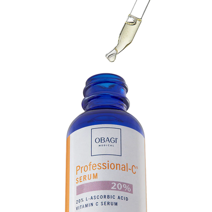 obagi professional c 20 percent serum for dull skin fine lines uneven tone bottle with dropper