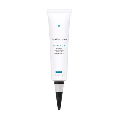 skinceuticals retinol 0.3 night serum for uneven texture pores early ageing skin 30ml